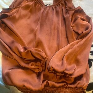 Elegant Women's Brown Top